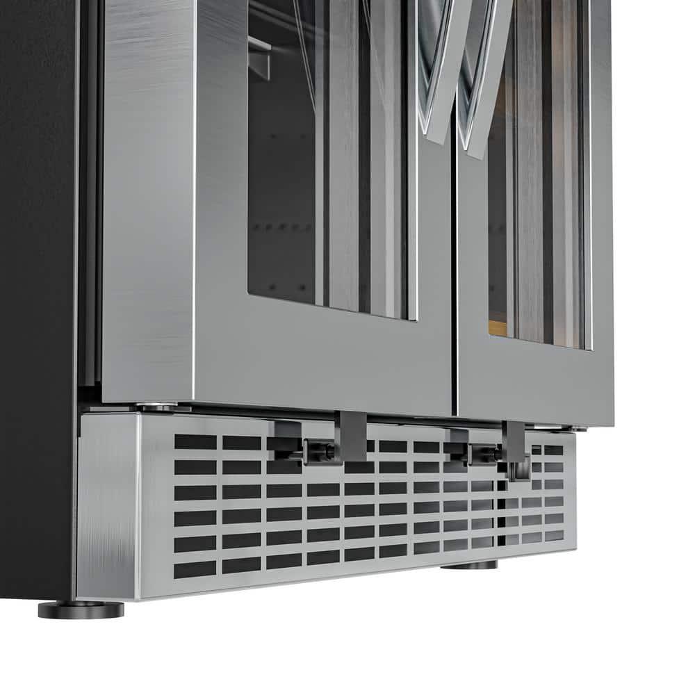 KoolMore Koolmore 24 in. Width 21 Bottles and 60 Cans Dual Zone Freestanding/Built-In Wine & Beverage Refrigerator.