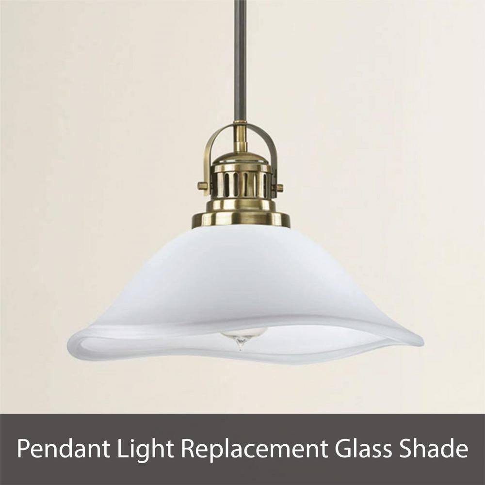 Aspen Creative Corporation 5'' H Glass Bowl Glass Shade