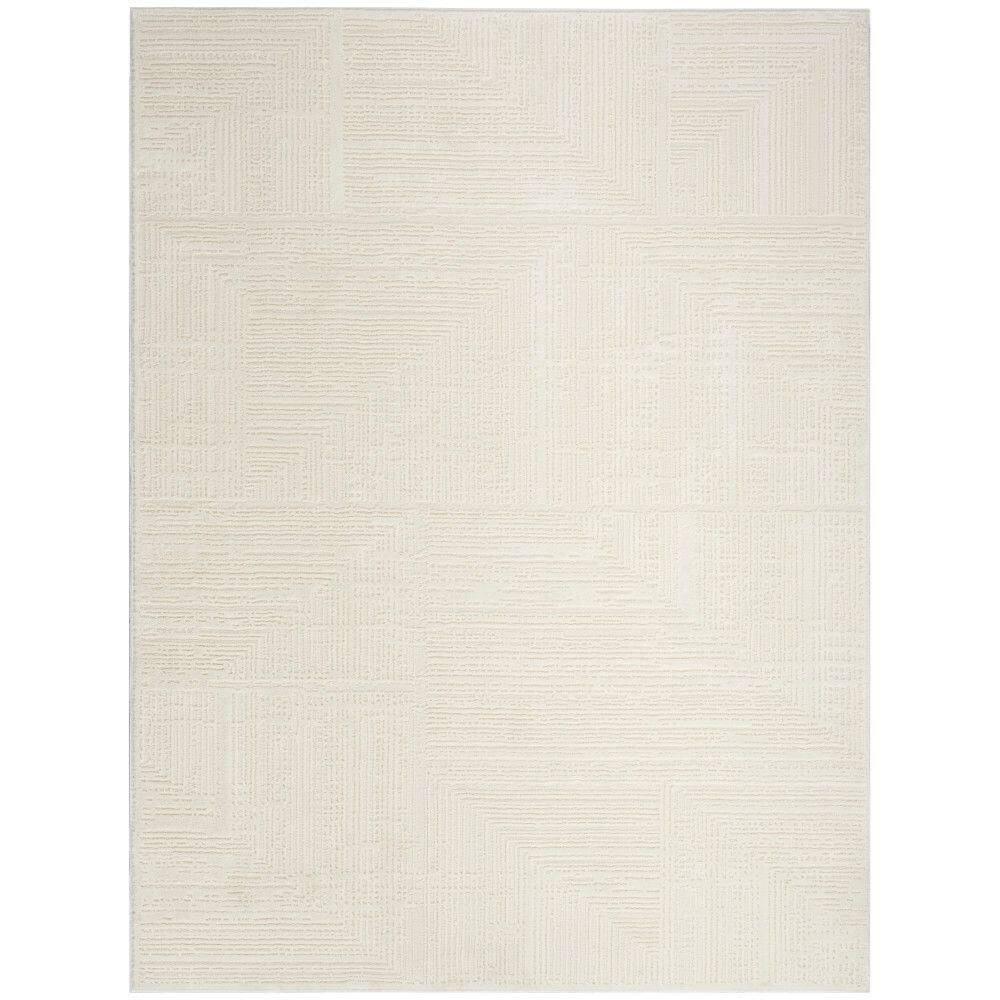 Nourison Eco-Friendly Contemporary Ivory 9' x 12' Area Rug (9x12)