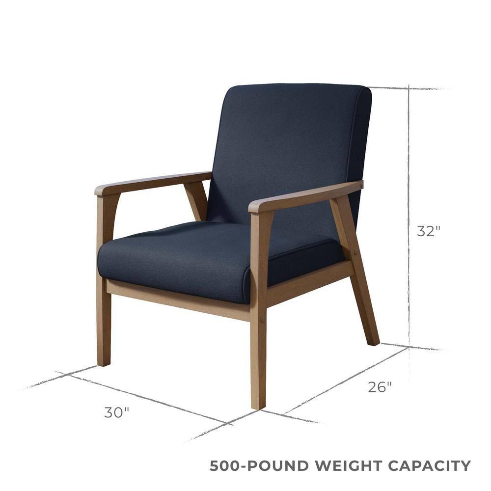 Lara Exposed Arm Accent Chair - Brookside Home