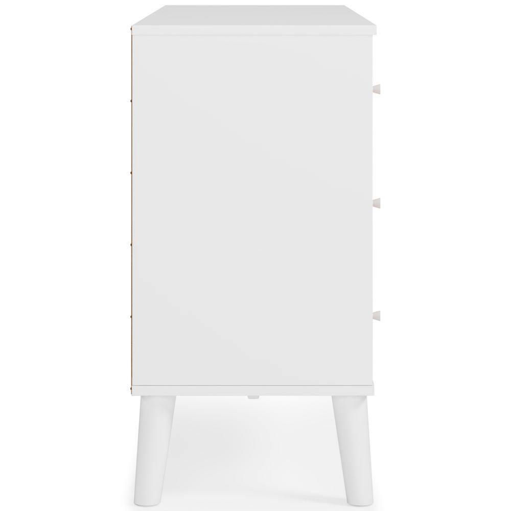 Signature Design by Ashley Contemporary Piperton 6 Drawer Dresser, Two-tone Brown/White