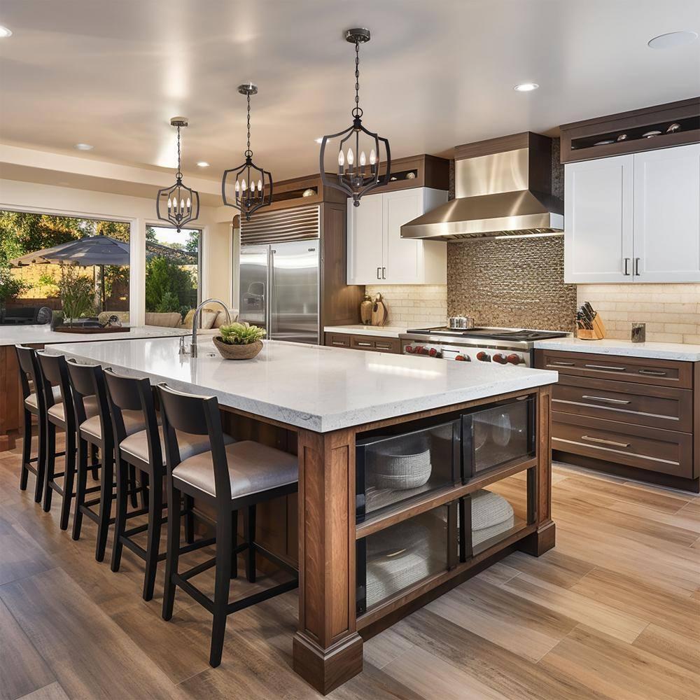 Mini Chandelier 4 Light Downton Bronze/Gold In Transitional Style 20.25 Inches Tall By 16 Inches Wide     -Traditional Installation Minka Lavery