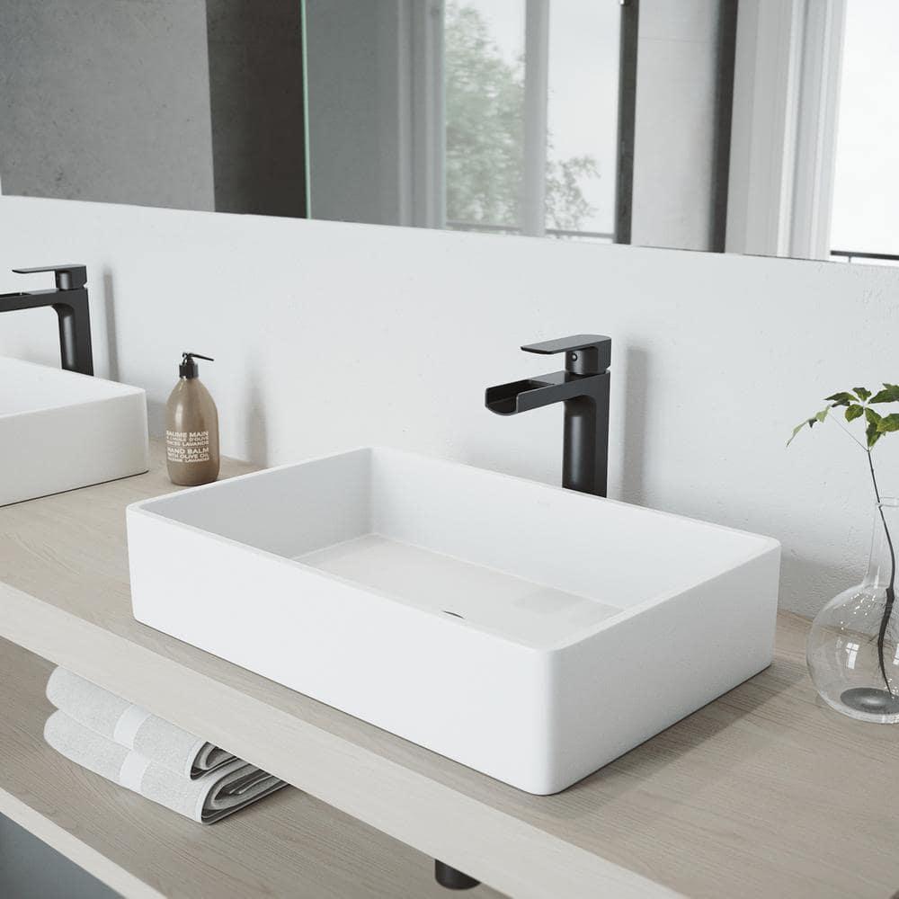 Amada Single Handle Vessel Sink Bathroom Faucet