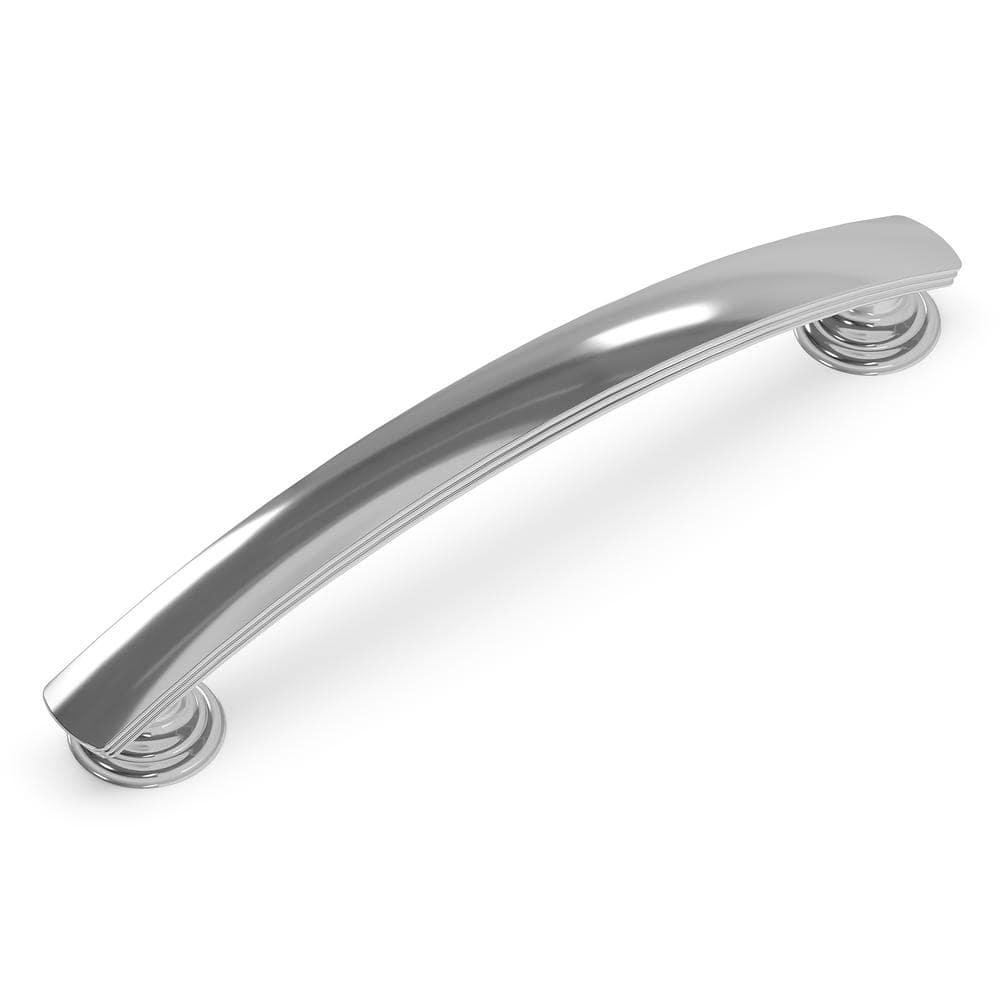 American Diner 5-1/16 in. Modern Arch Cabinet Pull Chrome Handle for Kitchen, Bathroom, and Furniture (10 Pack)
