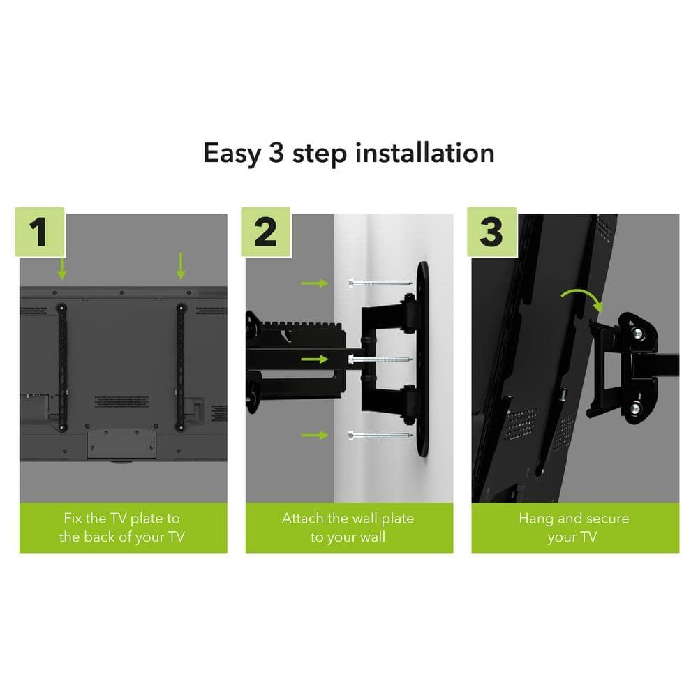 Pan, Swivel, Tilt and Extend Wall-Mount for 32 - 55 in. TVs