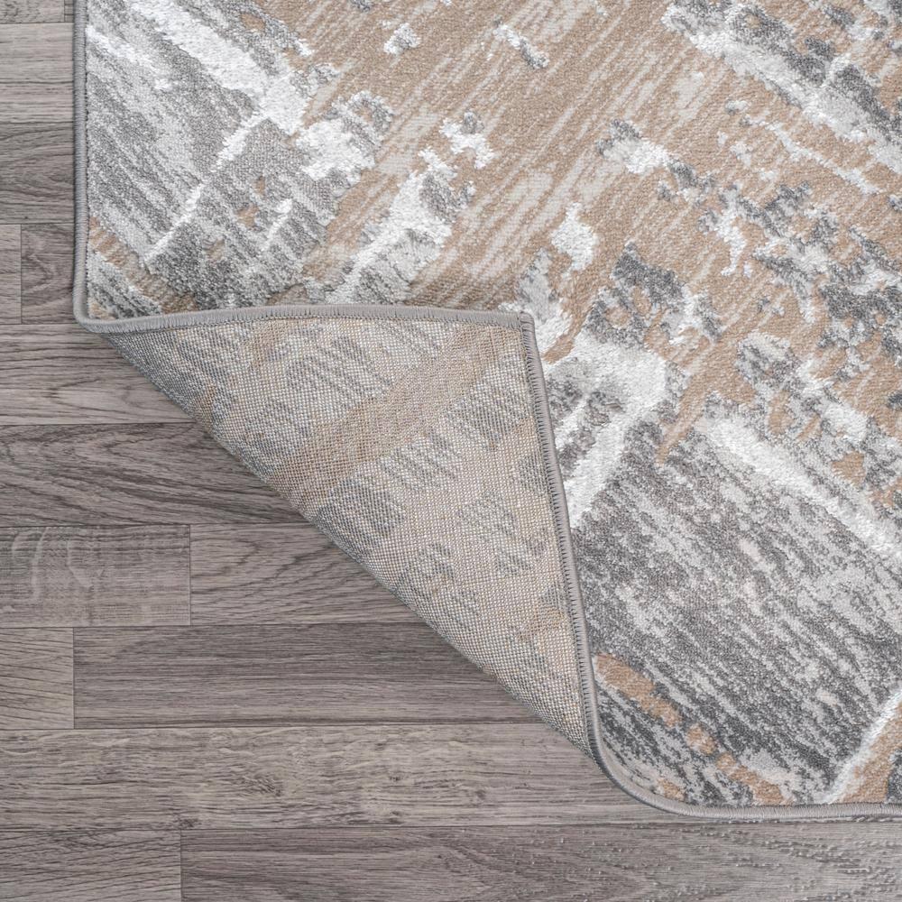 JONATHAN Y Slant Modern Abstract Beige/Gray 4 ft. x 6 ft. Area Rug