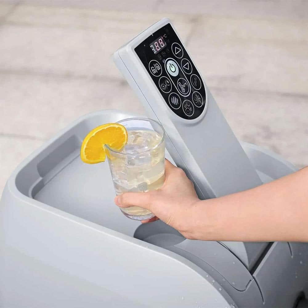 Bestway SaluSpa Santorini HydroJet Hot Tub w/ Pump #P09120