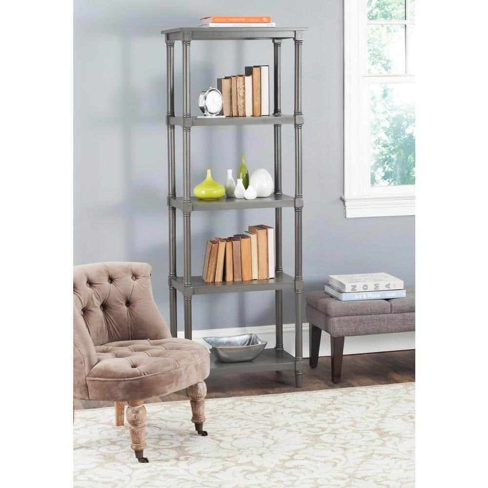 Odessa Bookcase - AMH5721 - Grey - Safavieh Couture