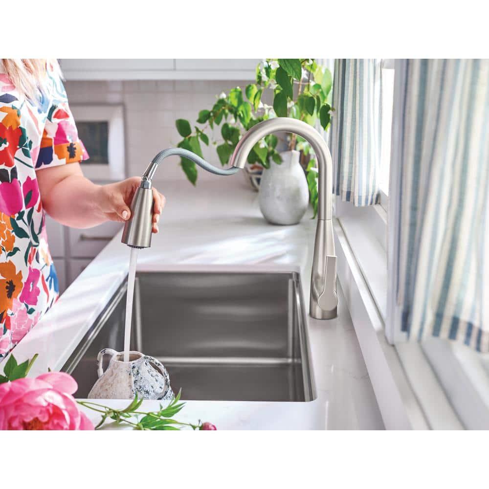 Haelyn Touchless Single-Handle Pull-Down Sprayer Kitchen Faucet with MotionSense Wave in Spot Resist Stainless