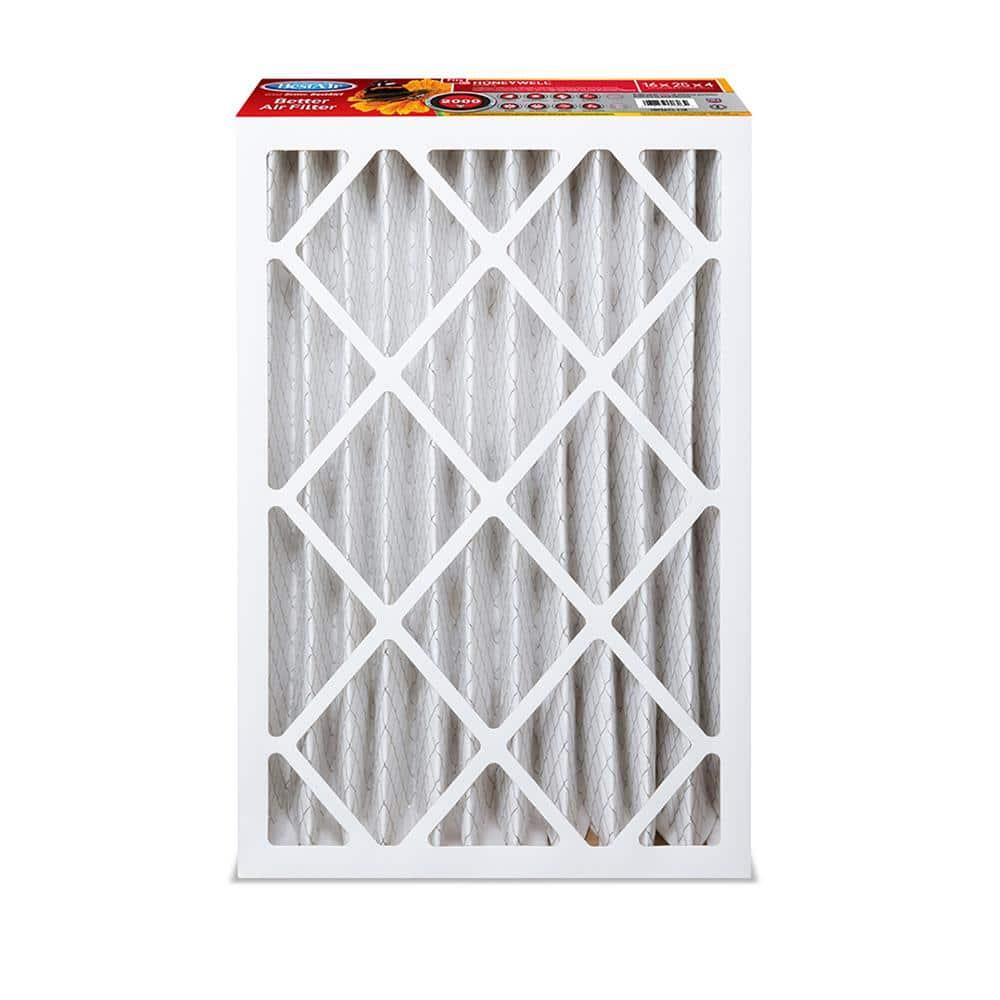 BestAir 3pk Honeywell 16X25X4 Replacement Air Furnace Filter Merv 11: Electrostatic, Captures Dust & Pollen, MERV 11
