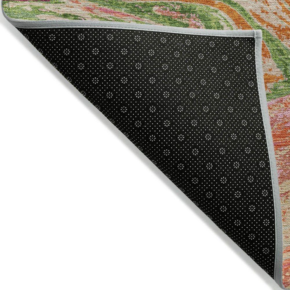 Addison Rugs Chantille Indoor/Outdoor Transitional Geometric, Abstract Coral Washable Rectangle Rug, 2'6" x 3'10"