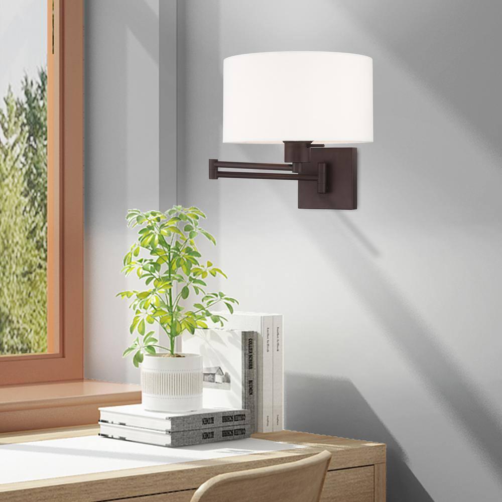 Livex Lighting 1 - Light Wall Light in  Bronze