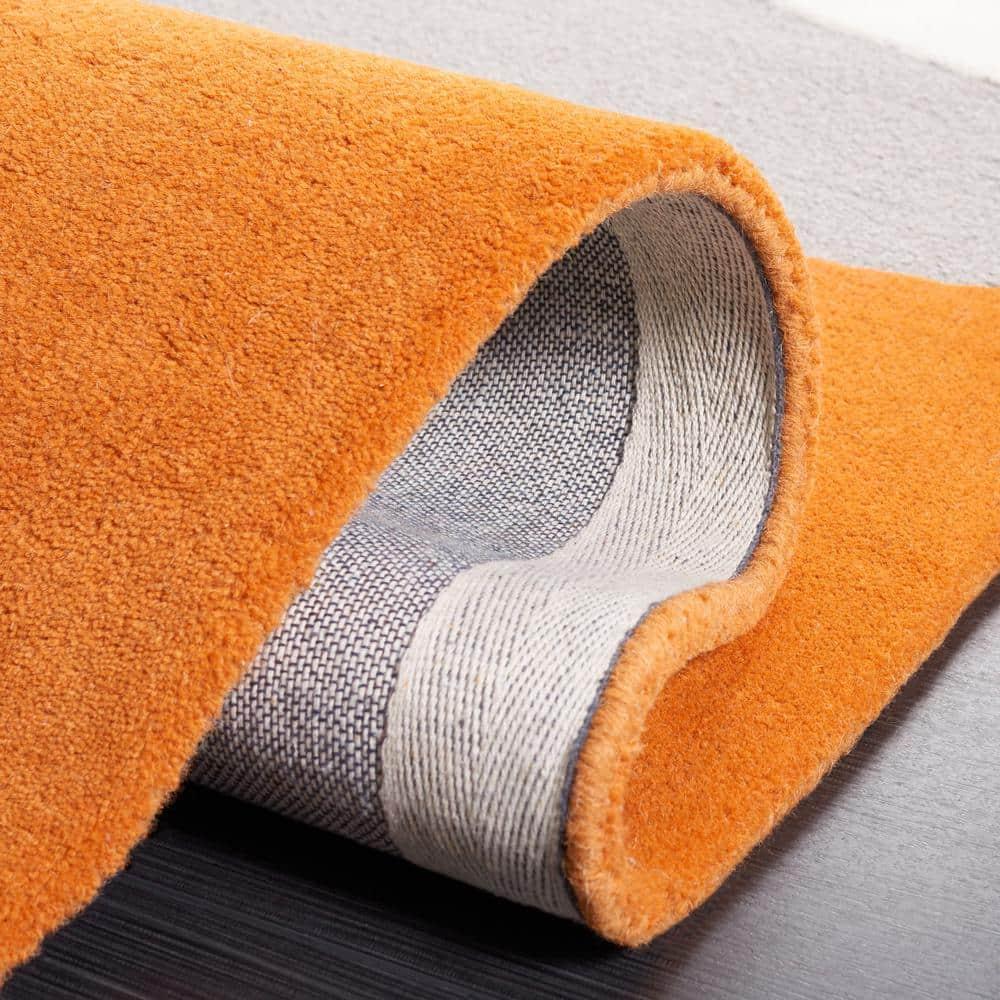 Rodeo Drive RD860 Hand Tufted Area Rug - Gray/Rust - 3'x5' - Safavieh.