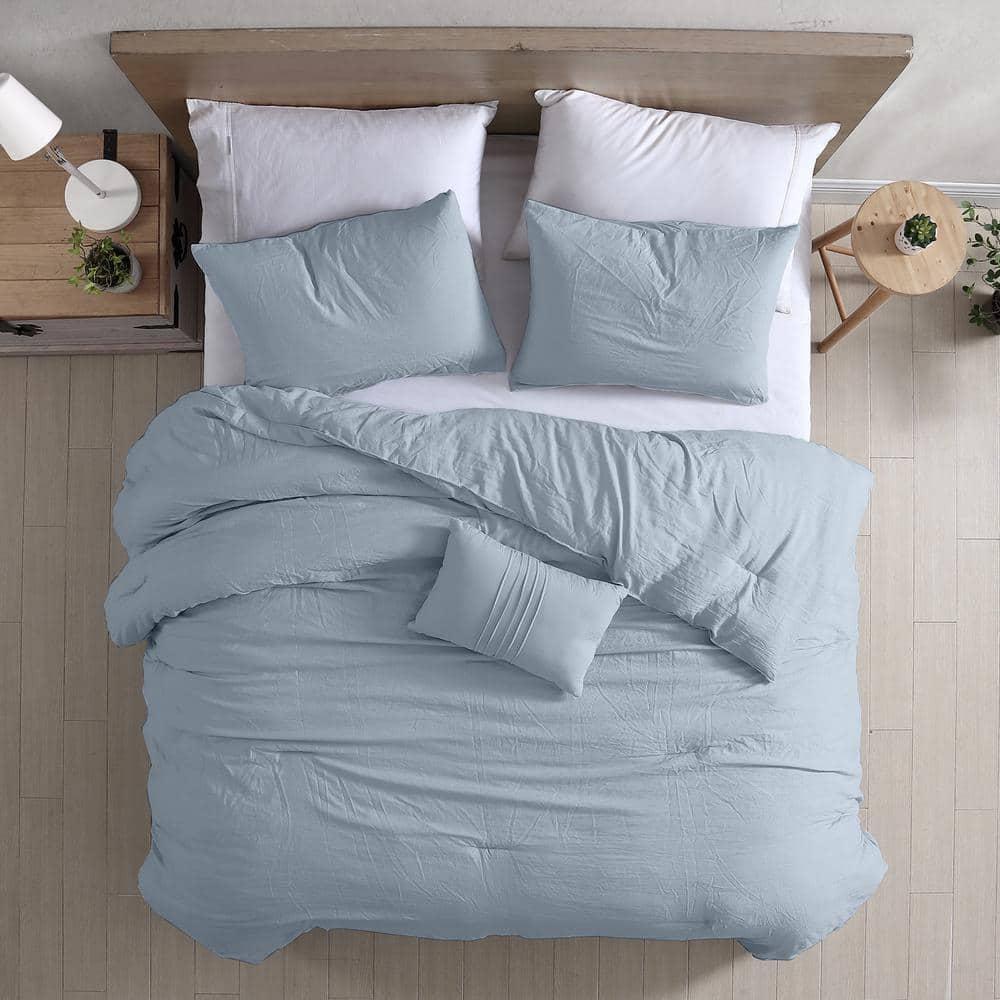 Modern Threads Modern Threads - Beck Comforter Set - Down Alternative Brushed Microfiber - Elegant All Season Bedspread Set - includes Comforter, Shams, & Decorative Pillow