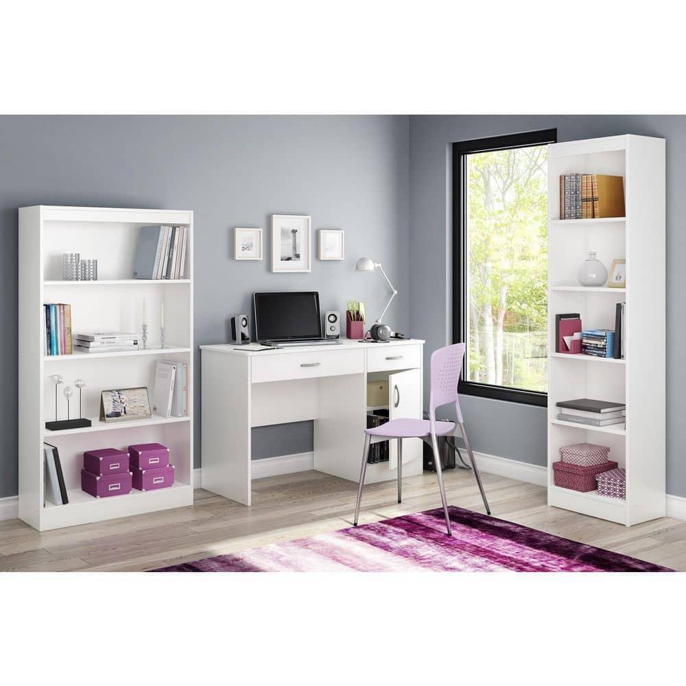 South Shore Axess, Contemporary Desk, Medium Desk White