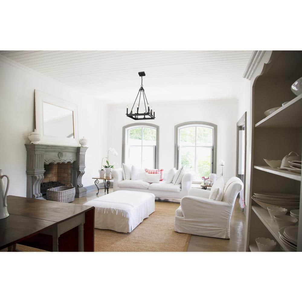 Z-Lite Barclay 8 - Light Chandelier in  Matte Black