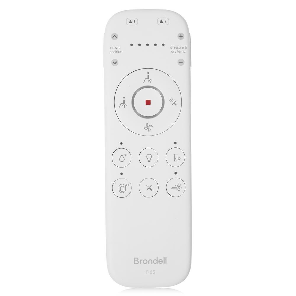 White Electric Remote Controlled Luxury Bidet Toilet Seat