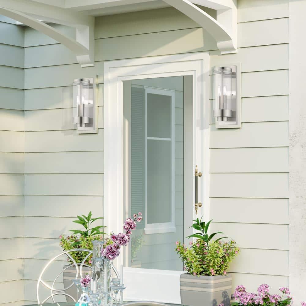 Livex Lighting Hillcrest 2 - Light Wall Light in  Brushed Nickel