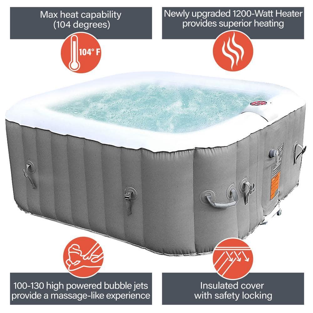 ALEKO Aleko Jet Inflatable Hot Tub