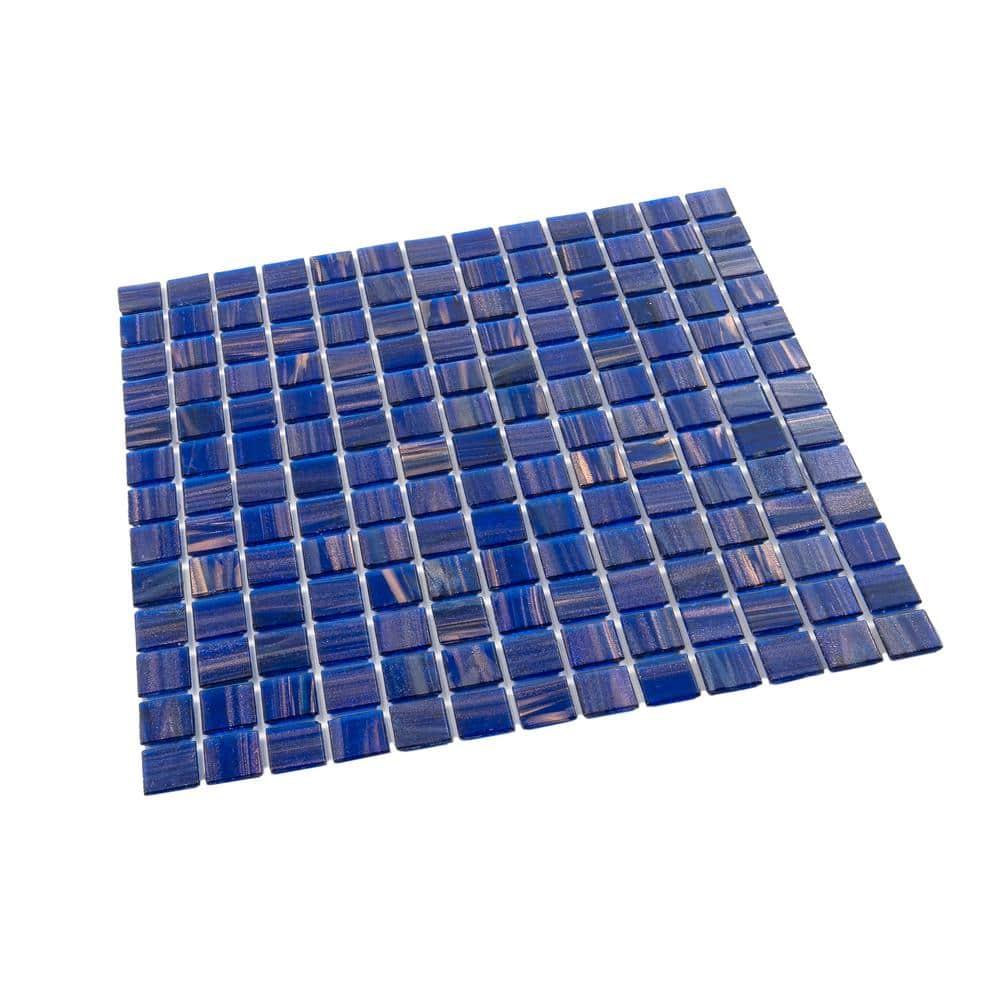 Celestial 0.8" x 0.8" Glass Grid Mosaic Wall & Floor Tile