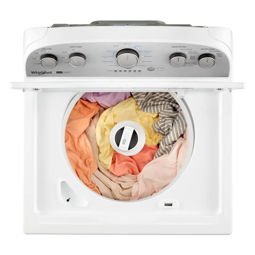 Whirlpool® Brand New WTW4957PW, 3.8-3.9 Cu. Ft. 2 in 1 Top Load Washer with Removable Agitator Capacity 3.8 Cu ft