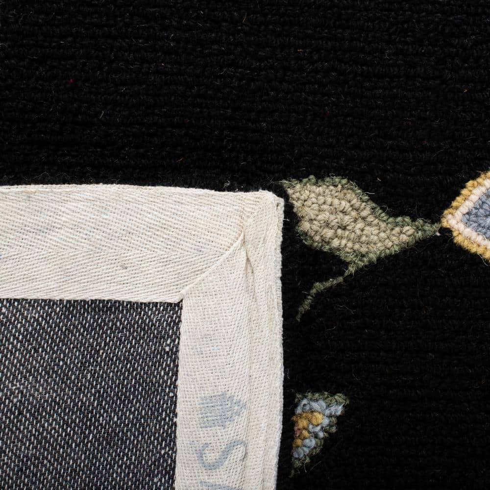 Chelsea HK306 Handmade Accent Rug - 2'9"x4'9" - Black - Safavieh