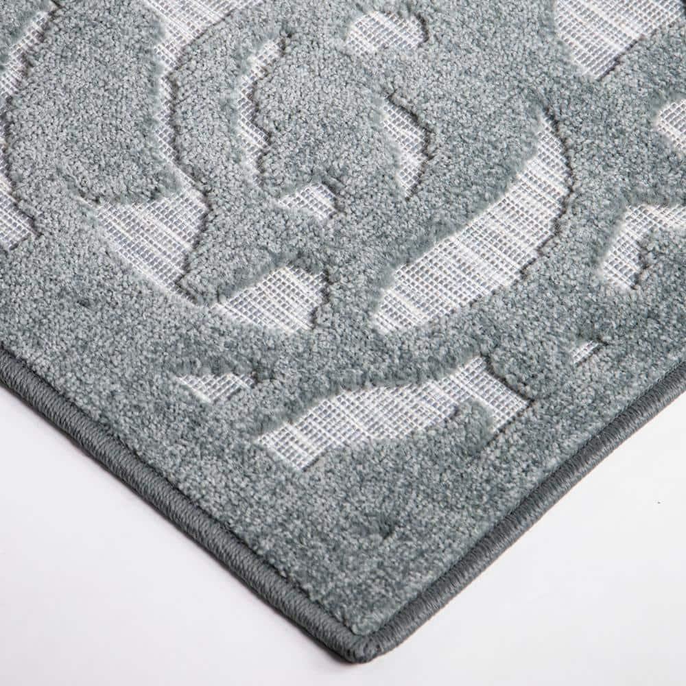 My Texas House Ladybird Harbor Blue High Low Indoor Outdoor Area Rug