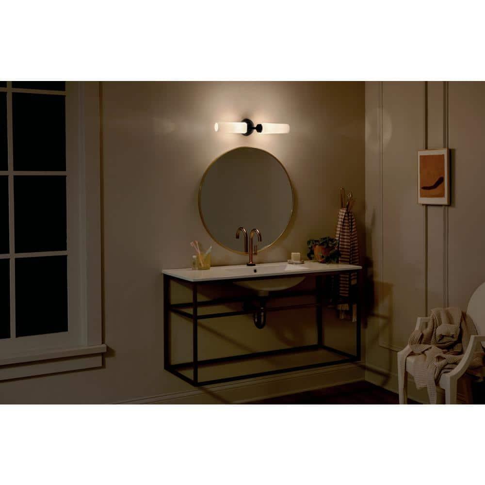 Kichler Lighting Truby 2 - Light Vanity in  Black