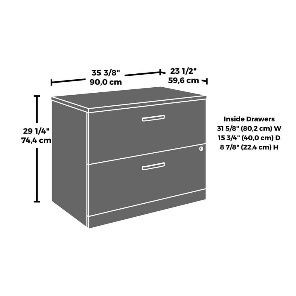 Affirm 2 Drawer Lateral File Classic Cherry - Sauder