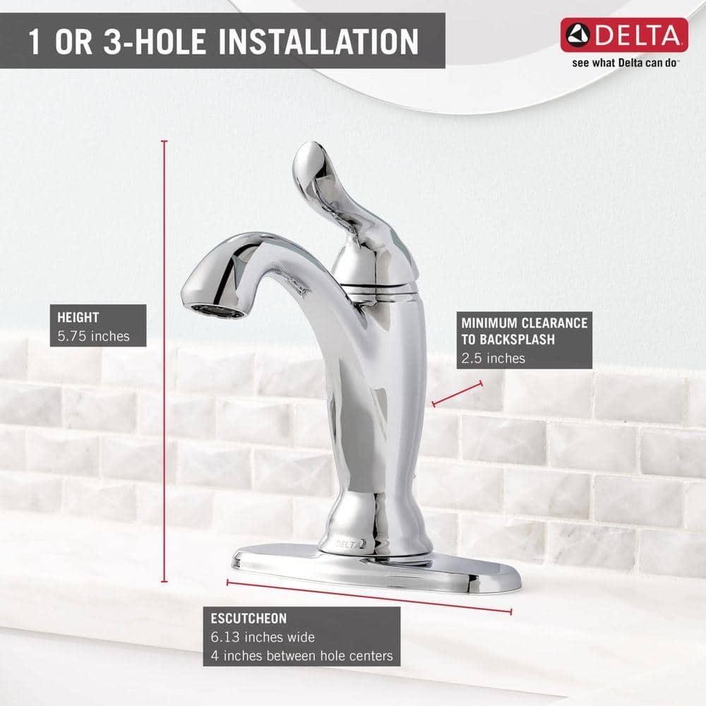 Linden™ Single Hole Bathroom Faucet with Drain Assembly and DIAMOND™ Seal Technology