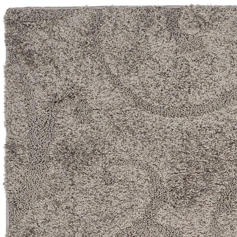 Florida Shag SG455 Power Loomed Indoor Area Rug - Grey - 5'3"x7'6" - Safavieh.