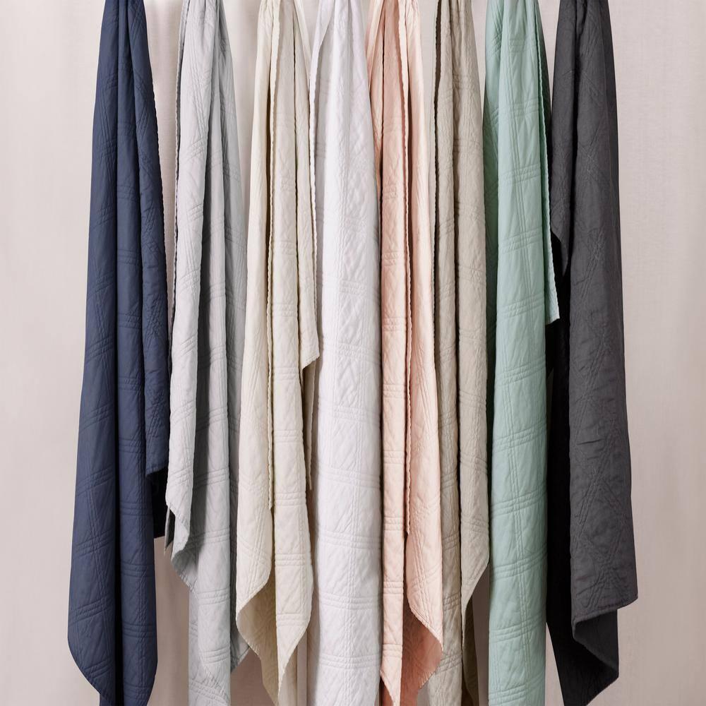 Levtex home Washed Linen Quilted Throw