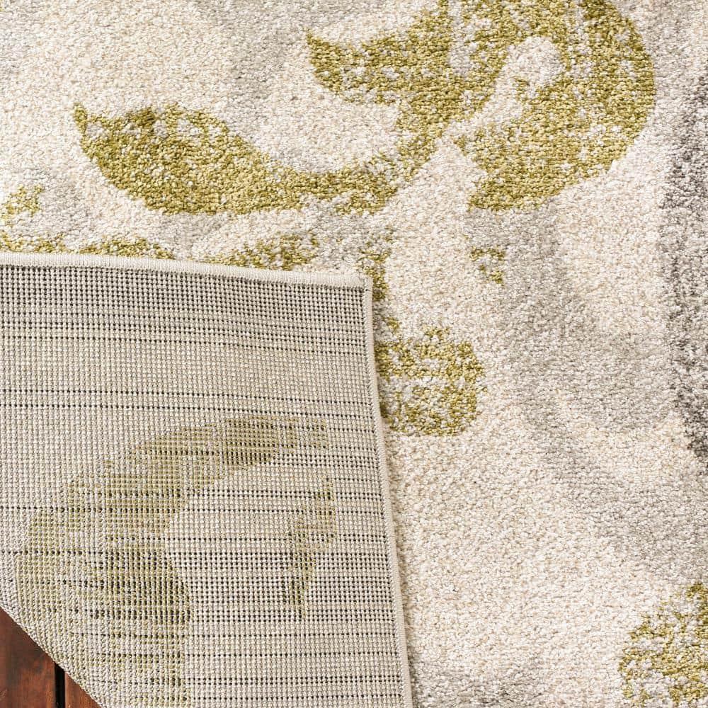 Amherst AMT428 Power Loomed Indoor Runner Rug - Ivory/Light Grey - 2'3"x9' - Safavieh