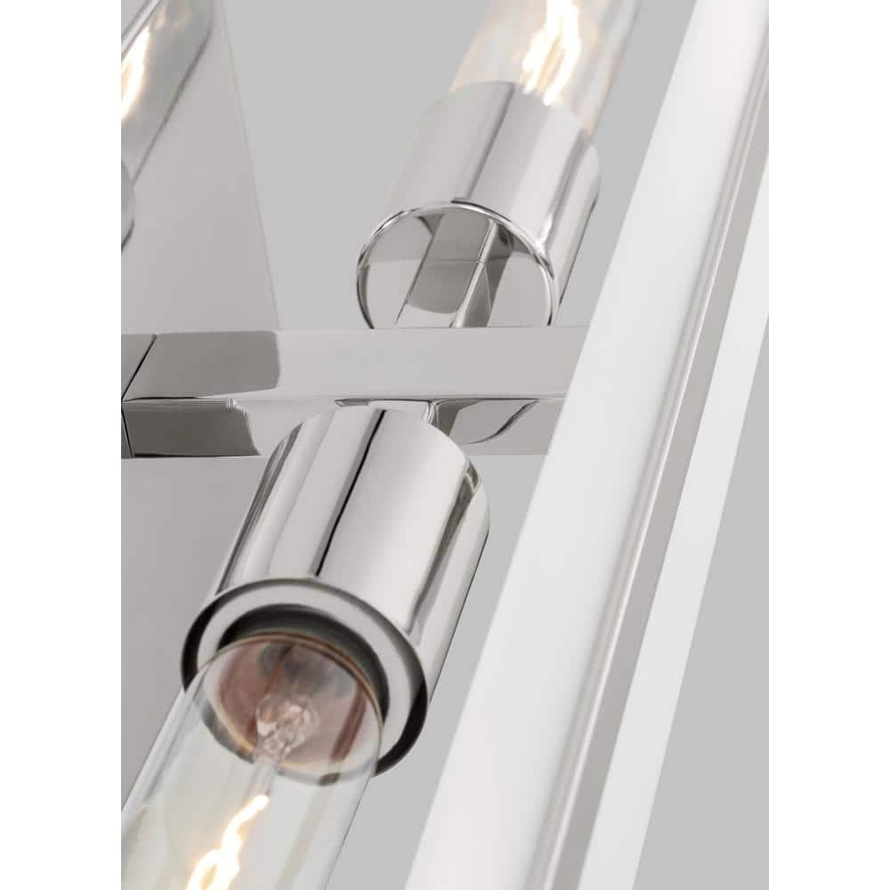 Dex Chrome 2-Light Outdoor Vanity with Satin Etched Glass