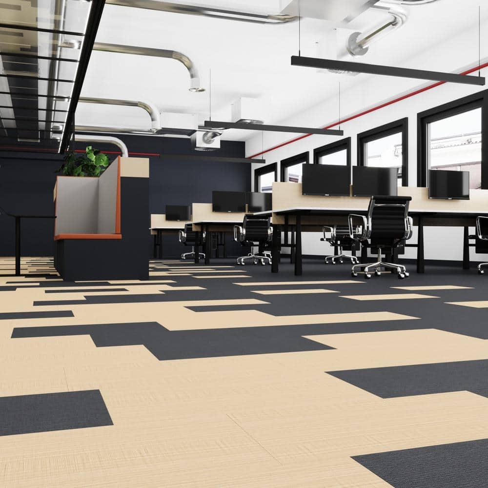 GlueCore Fab 28mil x 12" W x 24" L Adhesive Vinyl Tile Flooring