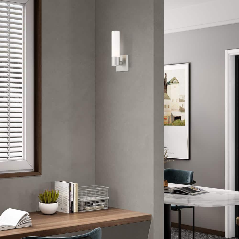 Livex Lighting Aero 1 - Light Sconce in  Brushed Nickel