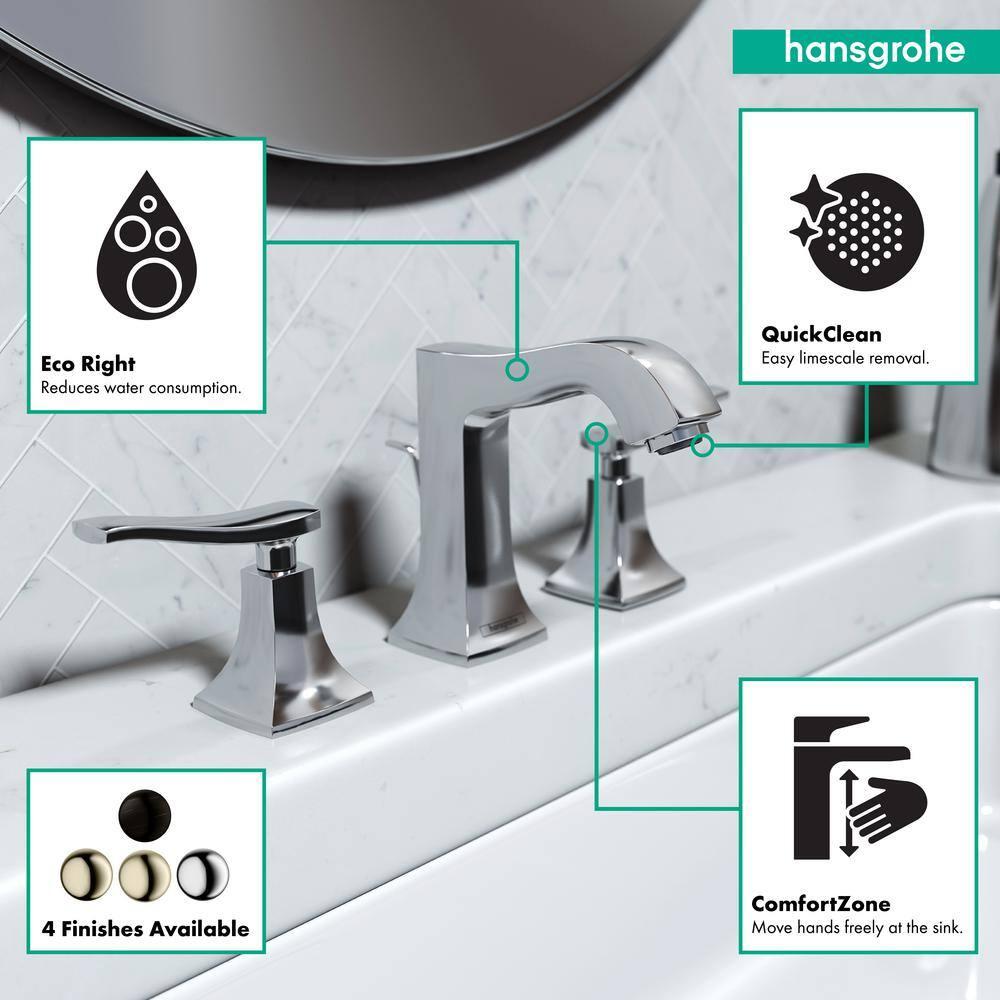 Metris C Two Handles Widespread Bathroom Faucet