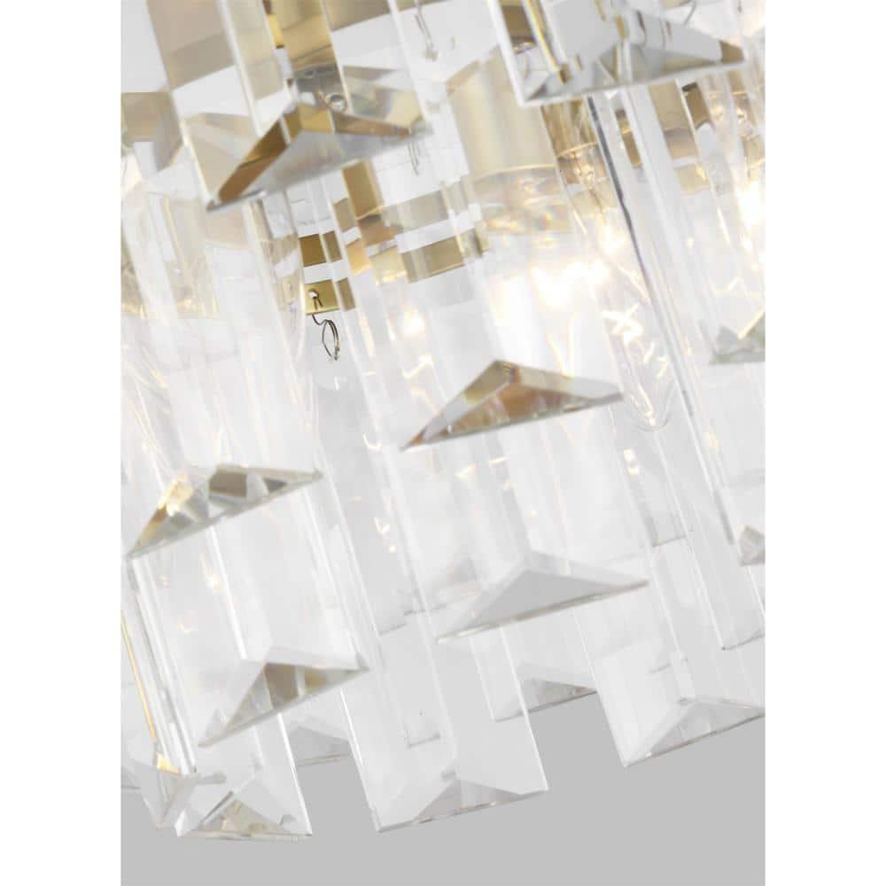Arden 4 - Light Unique Tiered Chandelier by Chapman & Myers