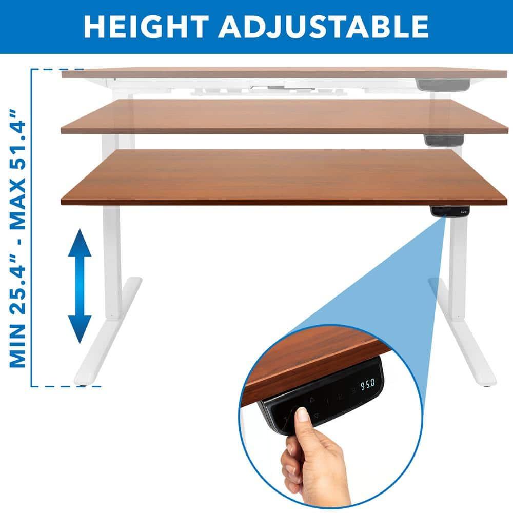 Mount-It Ultimate Dual Motor Electric Standing Desk with 48" Tabletop