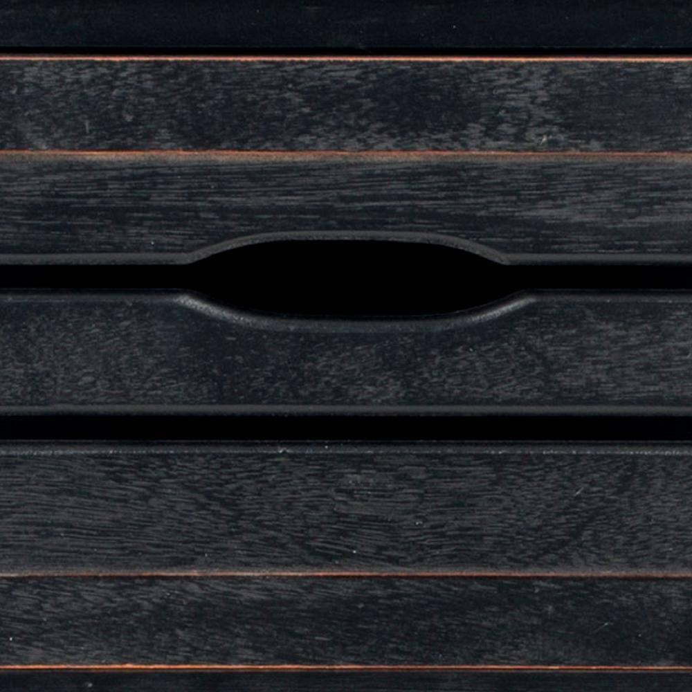 Samara 3 Drawer Cabinet - AMH5713 - Distressed Black - Safavieh Couture