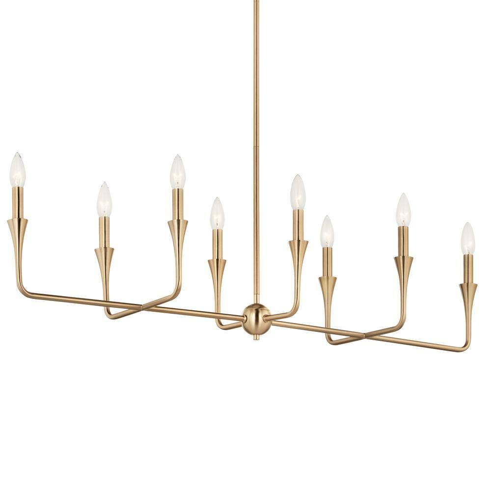52693CPZ-Kichler Lighting-Alvaro - 8 Light Chandelier-24.25 Inches Tall and 11.5 Inches Wide-Champagne Bronze Finish