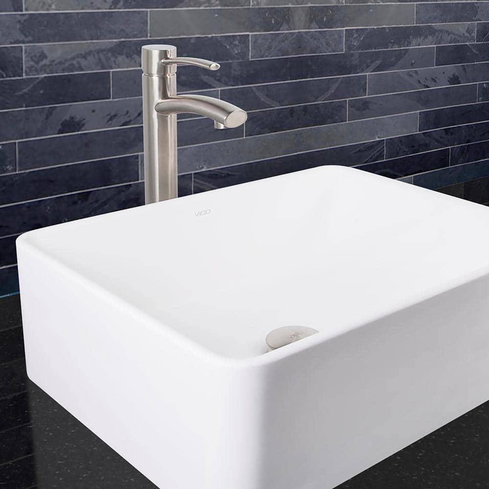 Milo 13" H Single Handle Vessel Sink Bathroom Faucet