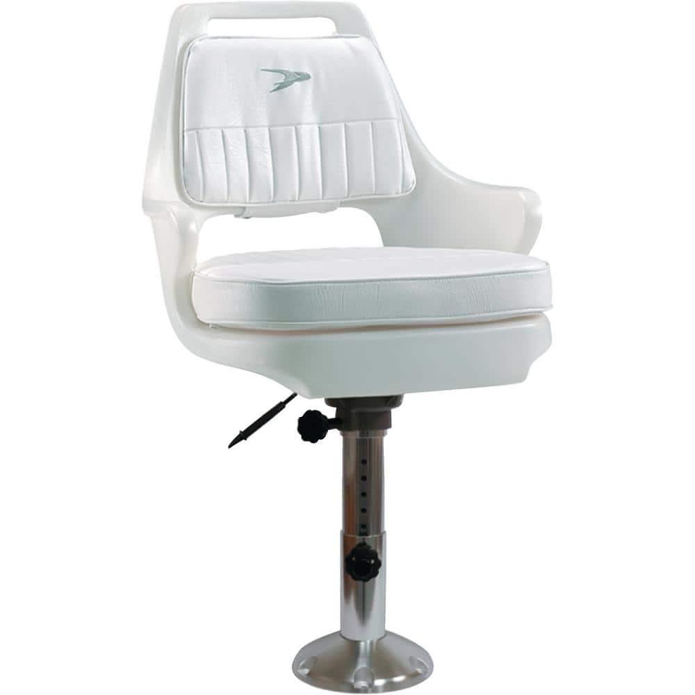 Wise 8WD015-6-710 Standard Pilot Chair with Cushions, Adjustable Height Pedestal and Seat Slide
