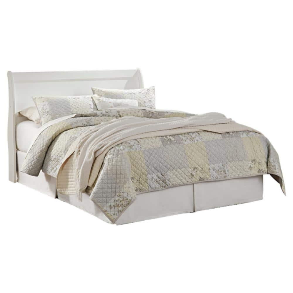 Queen Anarasia Sleigh Headboard White - Signature Design by Ashley: Cottage Style, Louis Philippe Design, 44.49" Height