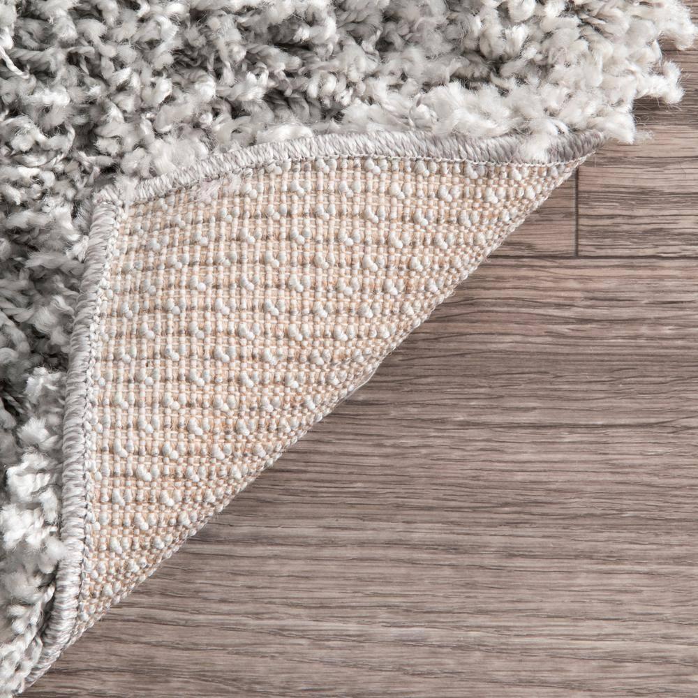 Nuloom Marleen Solid 12x18 Shag Indoor Area Rug for Living Room Bedroom Dining Room Nursery, Silver