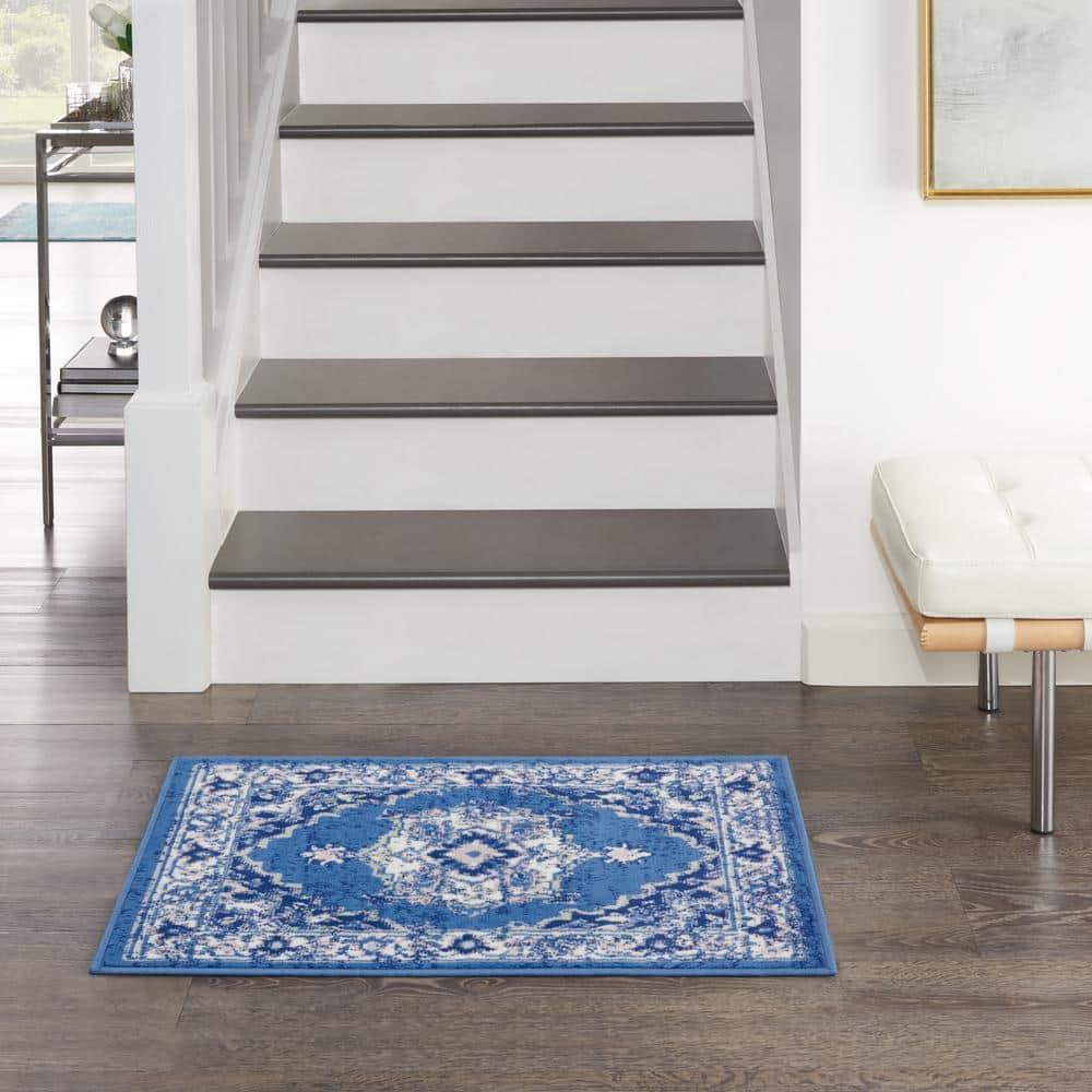 Nourison Whimsicle WHS03 Indoor only Area Rug - Navy 2' x 3'