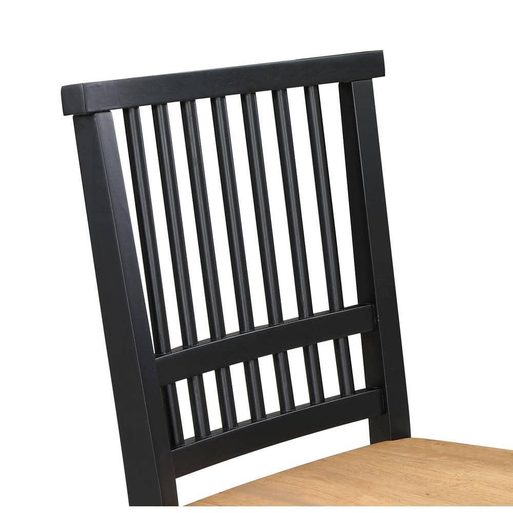 Lixy Solid Wood Slat Back Side Chair