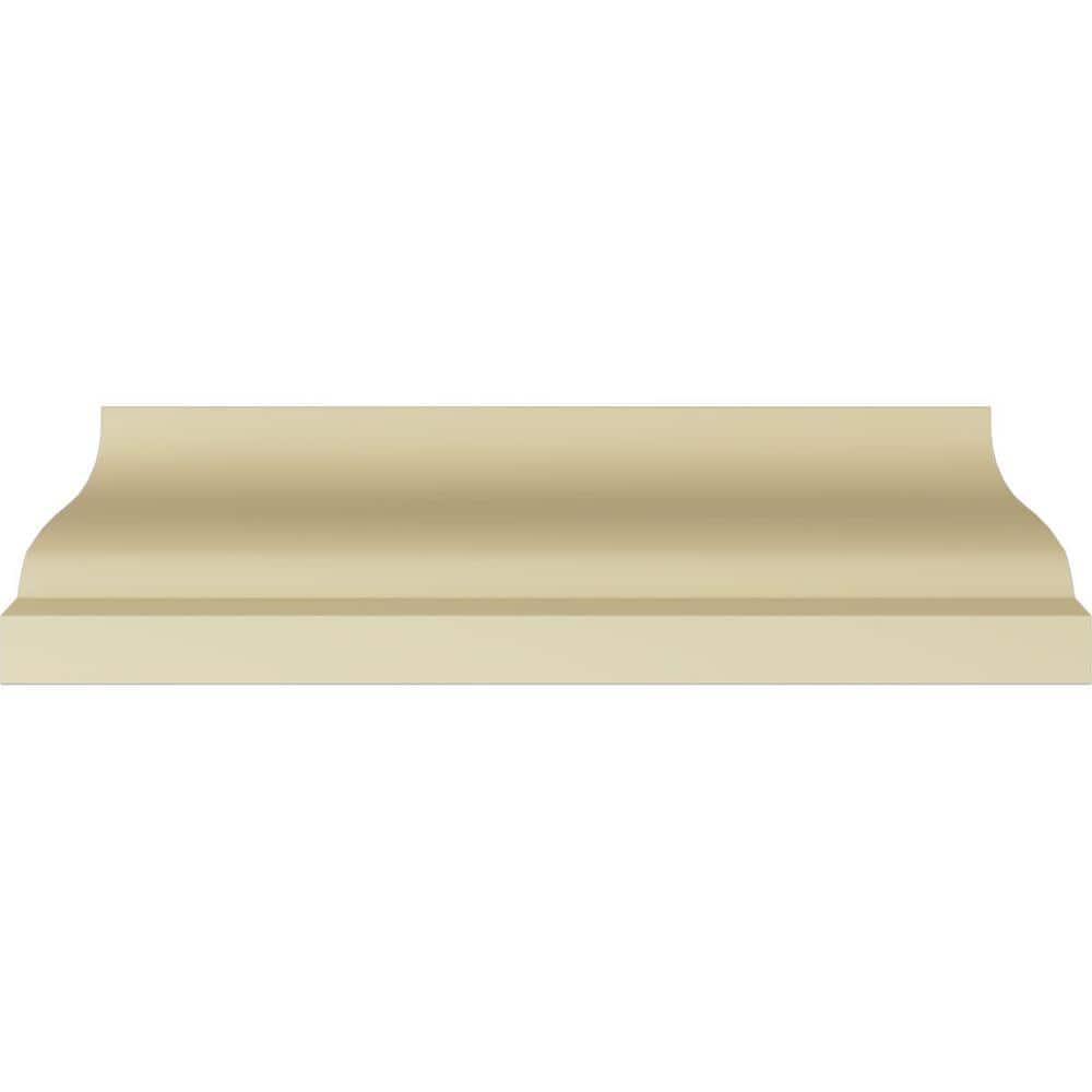 Ekena Millwork SAMPLE - Endurathane Alexandria Crown Moulding, 8 3/4"H x 7"P x 11 1/4"F x 12"L, Factory Primed