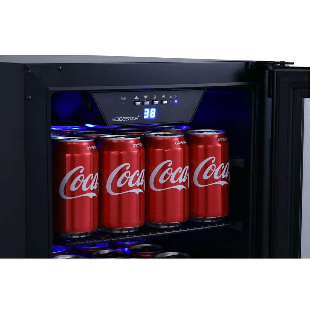 EdgeStar BBR901BL 15 Inch Wide 80 Can Built-In Beverage Center with Slim Design
