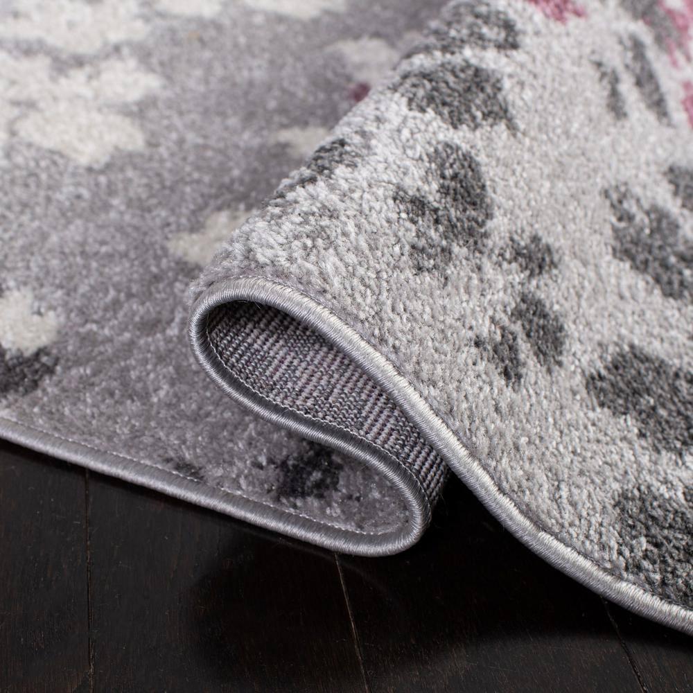 Adirondack ADR115 Machine Made Indoor Runner - Light Grey/Purple - 2'-6"x6' - Safavieh
